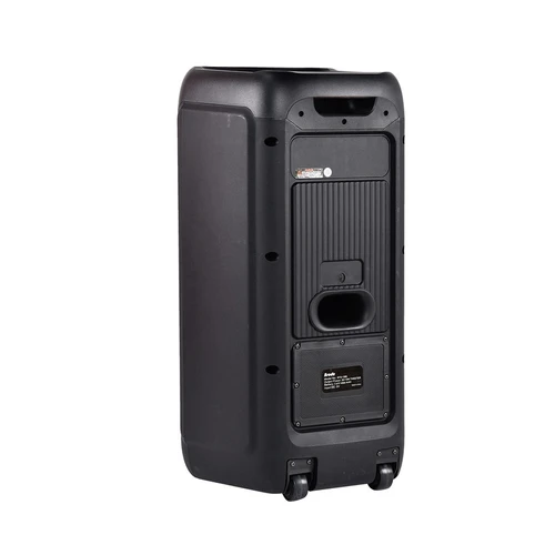 בידורית קריוקי KTS-1755 60W עוצמתית 8 אינץ׳ עם תאורת RGB + מיקרופון אלחוטי ושלט רחוק