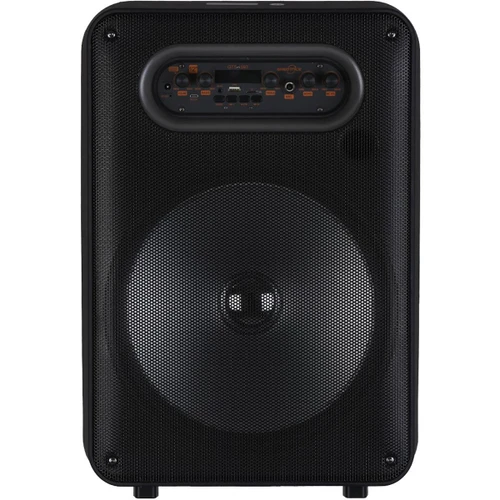 בידורית קריוקי נגררת Greatnice GTS-1593 30W עוצמתית 12 אינץ׳ עם תאורת RGB + מיקרופון חוטי ושלט רחוק