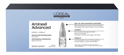אמפולות -L'ORÉAL Aminexil Advanced נגד נשירה לשיער דליל