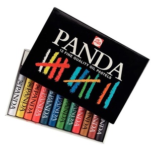 סט 12 צבעי פנדה PANDA (פסטל שמן) 12 Royal Talens