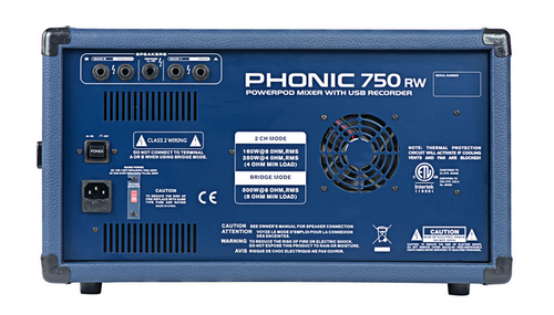 מגבר מיקסר POWERPOD750RW