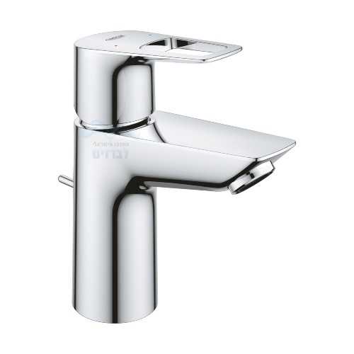 ברז פרח נמוך פיה קצרה Grohe 23335001 BAULOOP לכיור רחצה | כרום ניקל