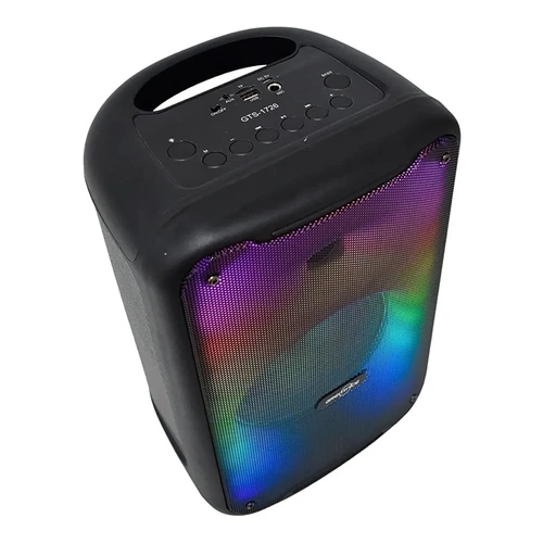 בידורית קריוקי Greatnice GTS-1726 20W עוצמתית 8 אינץ׳ עם תאורת RGB + מיקרופון חוטי