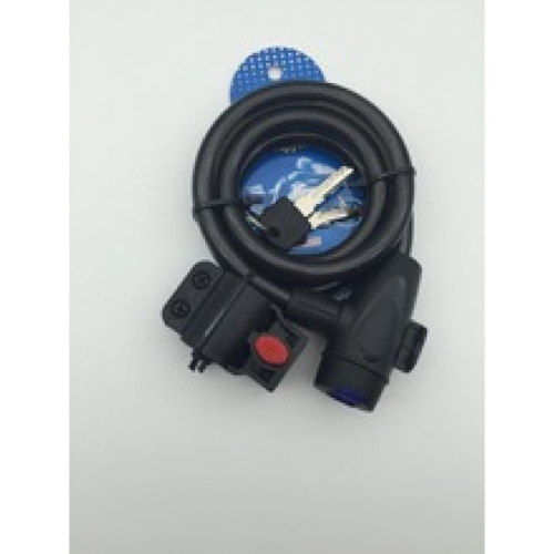 מנעול כבל פלדה מחוסם GUARD אורך 1.2 מטר, 12 מ