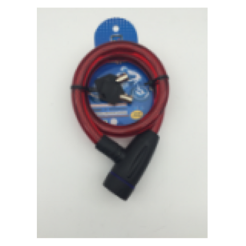 מנעול כבל פלדה מחוסם GUARD אורך 1.5 מטר, 12 מ