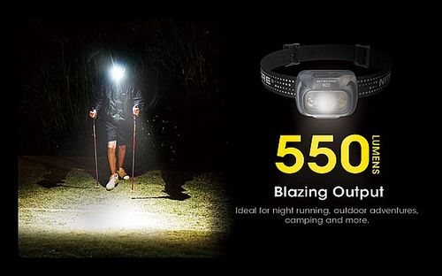 פנס ראש נטען 550 לומן NU31 NITECORE