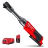 רצ'ט נטען צוואר ארוך D3/8 12V + סוללה 2AH מבית Milwaukee