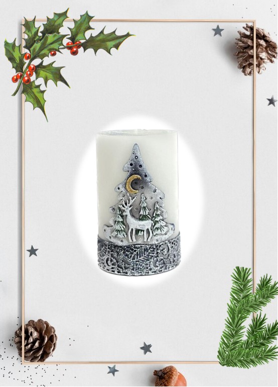 נר 11.5/7 Santa