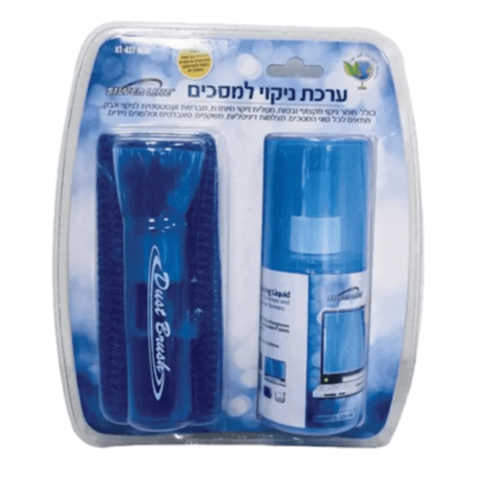 ערכת ניקוי למסכים + מברשת Silver Line XT-427 NEW 200ml