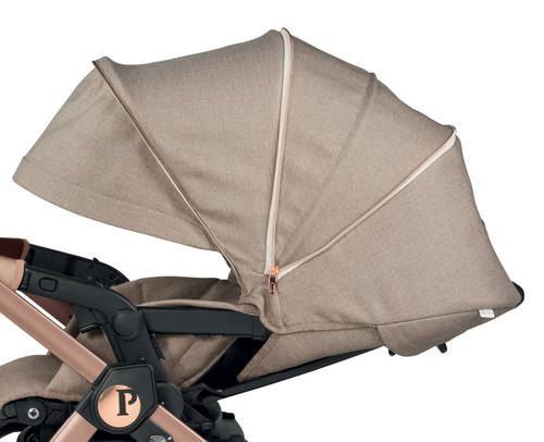 עגלת תינוק בוק פלוס עלית פרימיום Elite Premium 2021 - ורוד/זהב Mon Amour פג פרגו