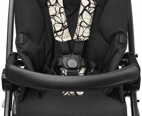 עגלת תינוק בוק פלוס עלית פרימיום Elite Premium 2021 - שחור/זהב Graphic Gold פג פרגו