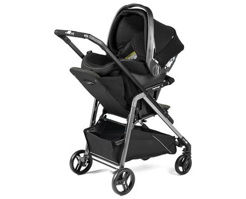 עגלת תינוק קלילה הכוללת עריסה רכה טק TAK - צבע Black פג פרגו