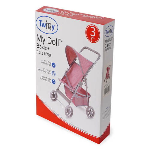 עגלת בובה טוויגי בייסיק פלוס – +Twigy My Doll™ Basic- ירוק 