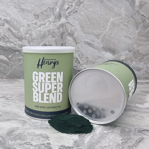 הנריס Green Super Blend תוסף טבעי לחיות מחמד