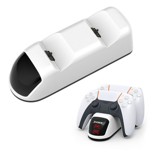 עמדת טעינה לשני בקרים Dualsense Dobe Charging Dock for PS5