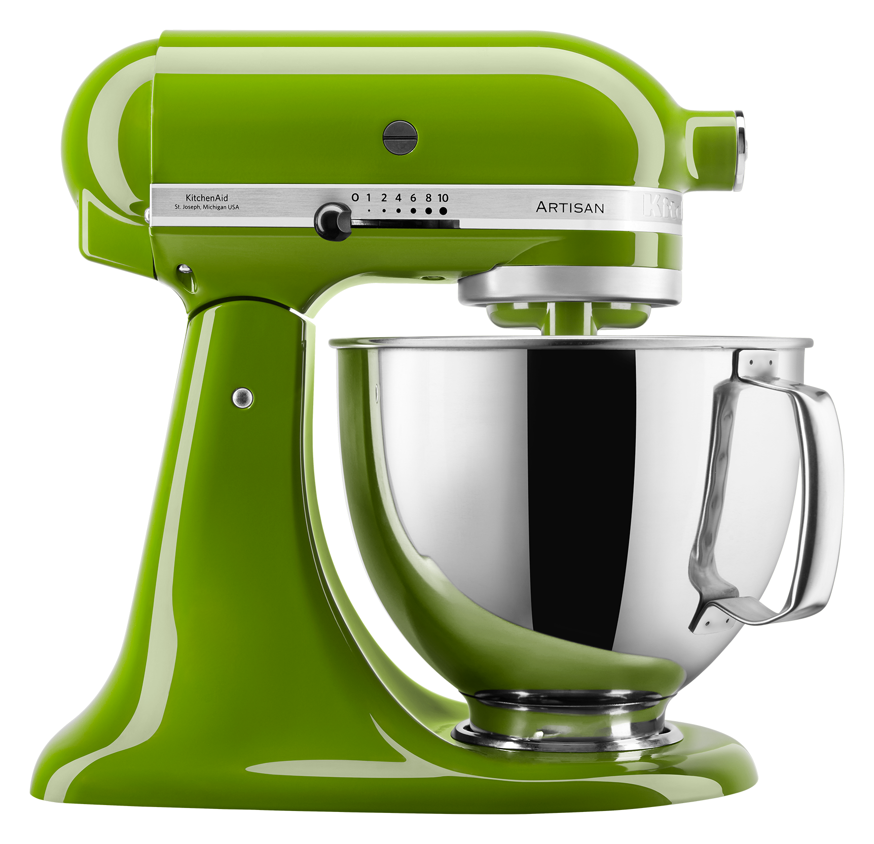 מיקסר 2 קערות בנפחים שונים KitchenAid ירוק מאצה(5KSM175EMA)