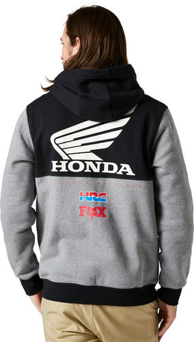 קפוצ'ון פליז פוקס אפור - FOX HONDA WINGS PO FLEECE V23
