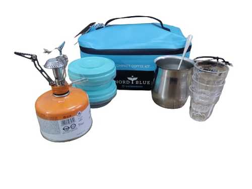 ערכת קפה  COMPACT COFFEE KIT - NORD BLUE