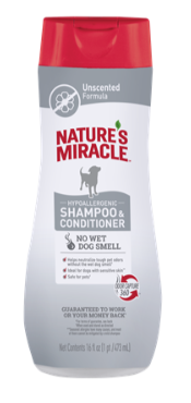Hypoallergenic Shampoo & Conditioner - Unscented - שמפו+קונדישינר היפואלרגני לכלבים 473 מ