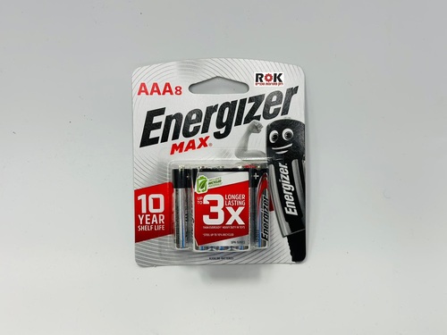שמינית סוללות AAA  אנרגייזר Energizer