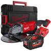 משחזת זווית "9 כולל סוללה 12AH דגם Milwaukee M18 FLAG230 XPDB