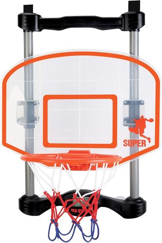 מתקן כדורסל לתליה על הדלת עם לוח תוצאות אלקטרוני ואפקטים קוליים