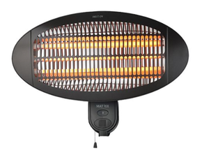 תנור תליה אינפרא אדום כולל חוט משיכה MATRIX IP34-Calor2000wall