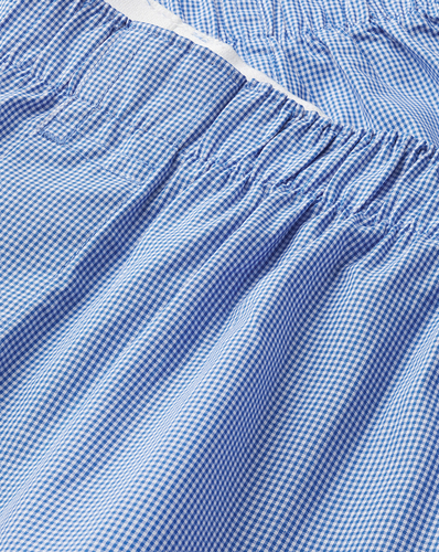  תחתוני בוקסר - Royal blue micro grid woven boxers