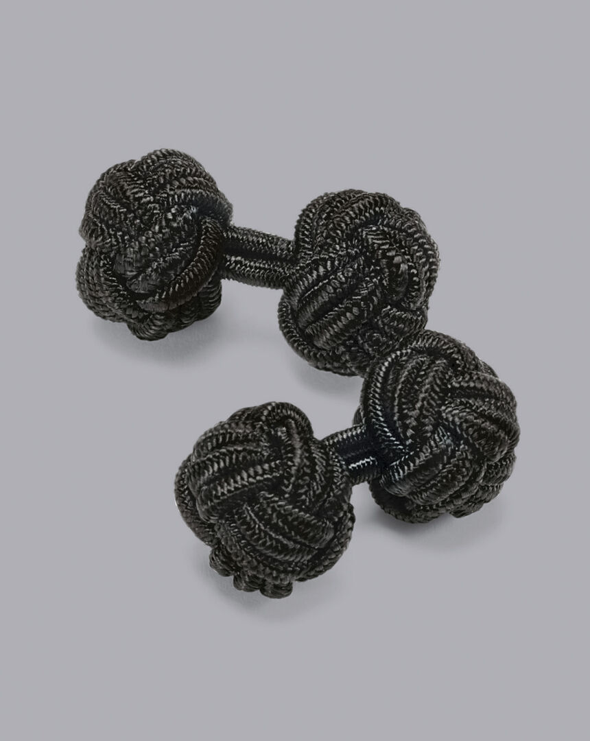 חפתים מבד - Black cuff knot