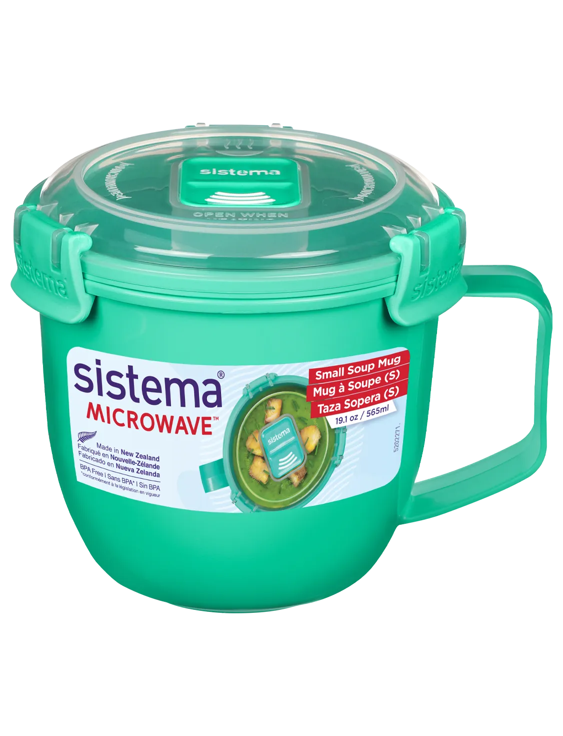 ספל מרק 565 מ"ל סיסטמה | Sistema MICROWAVE T0 GO