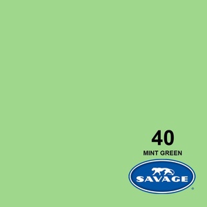 רקע נייר לצילום Savage Mint Green #40 2.72X11