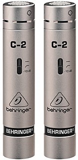 זוג מיקרופונים קונדנסר מותאמים Behringer C-2