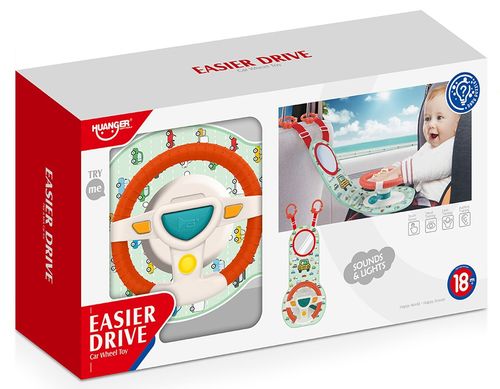 פעלולון אינטרקטיבי לרכב עם הגה ומראה