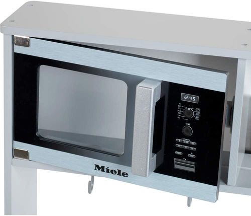 מטבח מעץ לילדים Miele עם מקרר, מתקן קרח, תנור, מיקרו ואורות וצלילים + 6 אביזרים