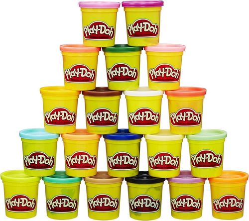 בצק פליידו - ערכת 20 צבעים סופרקולור- Play-Doh