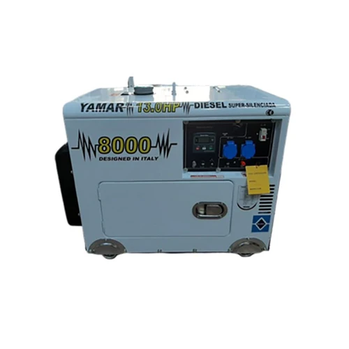 גנרטור דיזל מושתק 4900W חד פאזי מדגם G8000 של חברת 