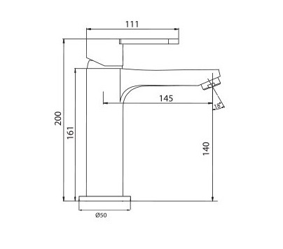 ברז חמת סדרת קליר דגם 305343F20 גוון רוז גולד