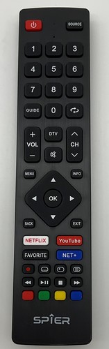 שלט חליפי למסכי LCD\LED מסוג SHARP.