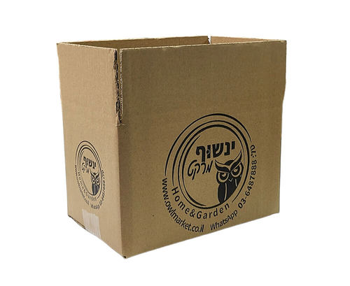 קרטון לאריזה בגודל 25X16X16