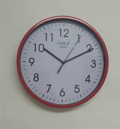 שעון קיר גולף אדום GOLF  3827-8
