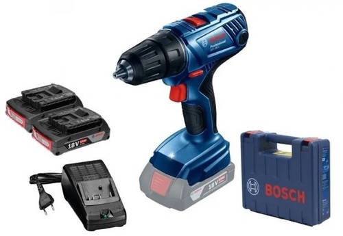‏מקדחה/מברגה כולל 2 סוללות 2AH דגם GSR 185 LI מבית Bosch