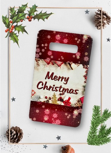 משטח חיתוך קרמיקה מלבני - MERRY CHRISTMAS 