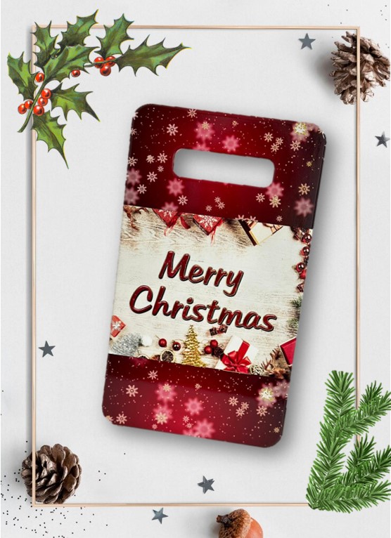 משטח חיתוך קרמיקה מלבני - MERRY CHRISTMAS 