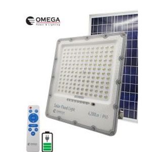 פנס הצפה נטען סולארי CHEETAH 4,200Lumen Omega