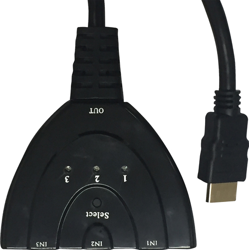 בורר HDMI  ל3 מכשירים ידני MASTER CABLE SKL 136038.
