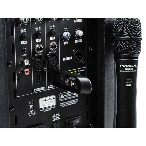 מיקרופון ידני אלחוטי Proel U24H