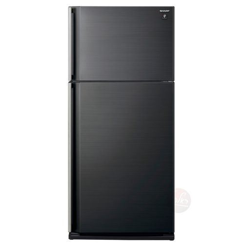 Sharp Fridge SJ‐KE175‐BS2 The Sharp SJ-KE175-BS2 is a top freezer  refrigerator with a 165 L capacity. It is non-frost and uses the  eco-friendly R-600 refrigerant. The refrigerator has energy efficient LED  lighting,
