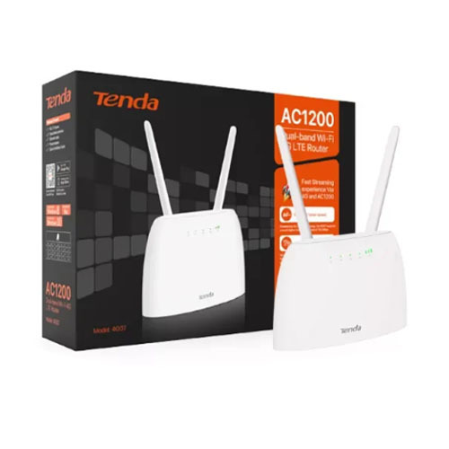 נתב ראוטר סלולרי עם חיבור SIM ושידור Tenda 4G07 WiFi טנדה