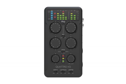 כרטיס קול מקצועי נייד IK Multimedia iRig Pro Quattro I/O
