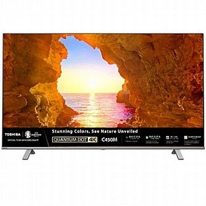 טלוויזיה 4K חכמה 50" TOSHIBA QLED דגם 50C450ME